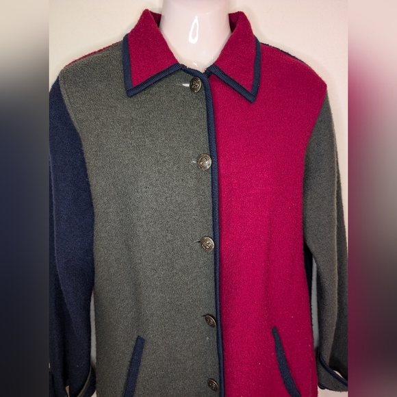 Tabi 100% Wool Vintage 90s Jacket Small - Picture 5 of 14